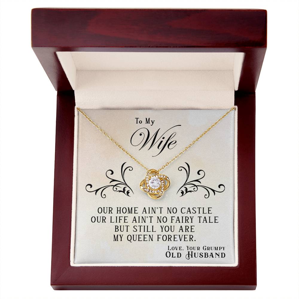 My Queen Forever - Love Knot Necklace