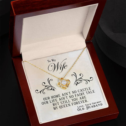 My Queen Forever - Love Knot Necklace